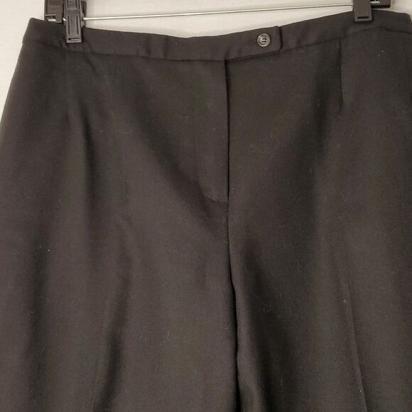 Wool Pants by Laura Scott Black Fully Lined Size 14 - Picture 2 of 5